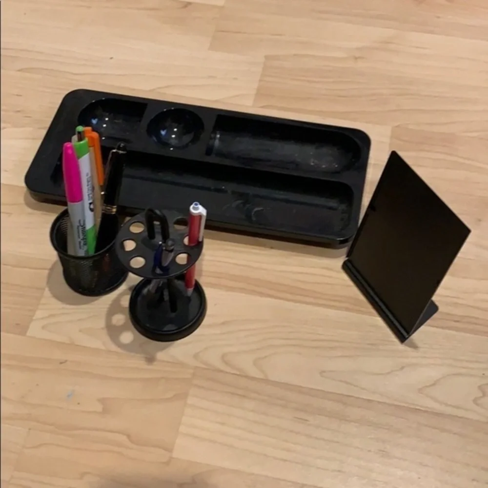Bundle of 4 pc stationary Black metal